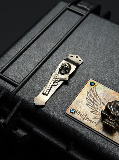Steel Flame × NDG CCKS Show Exclusive 3-Hole Clip with Sterling Silver 3D Model and Warrior M Skull