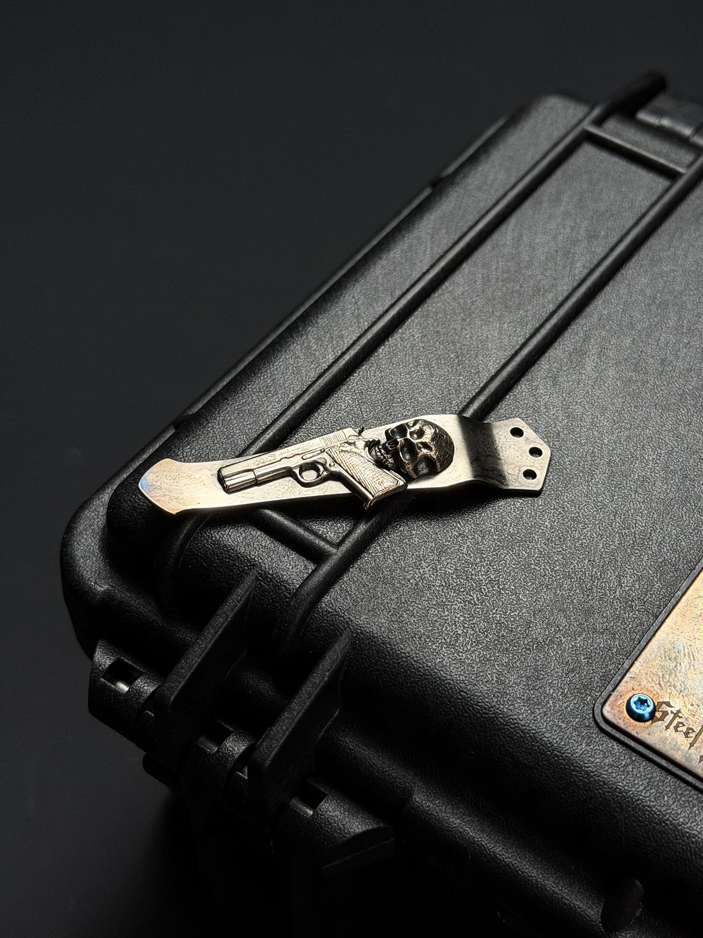 Steel Flame × NDG CCKS Show Exclusive 3-Hole Clip with Sterling Silver 3D Model and Warrior M Skull