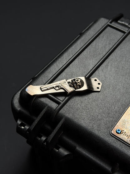 Steel Flame × NDG CCKS Show Exclusive 3-Hole Clip with Sterling Silver 3D Model and Warrior M Skull