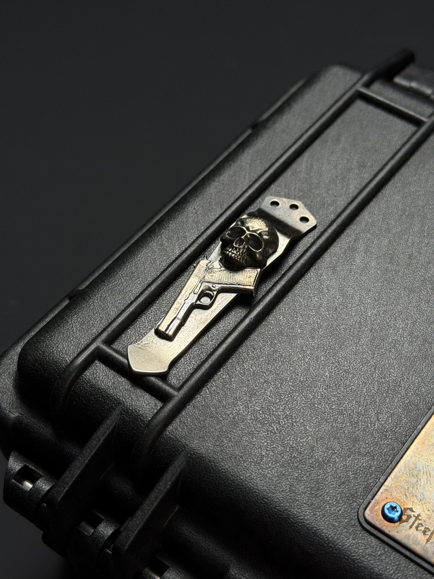 Steel Flame × NDG CCKS Show Exclusive 3-Hole Clip with Sterling Silver 3D Model and Warrior L Skull