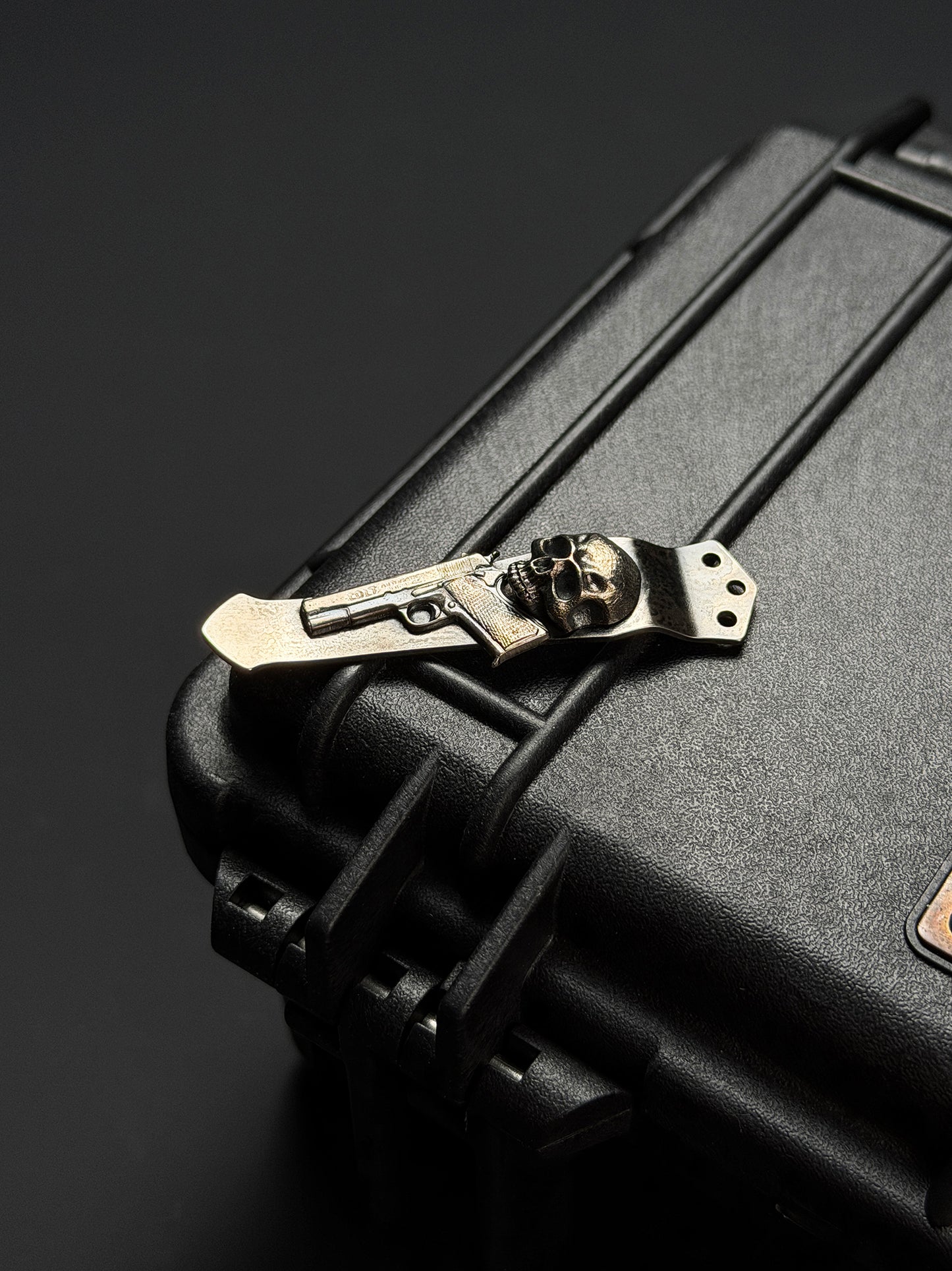 Steel Flame × NDG CCKS Show Exclusive 3-Hole Clip with Sterling Silver 3D Model and Warrior L Skull