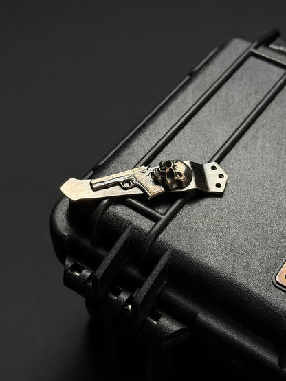 Steel Flame × NDG CCKS Show Exclusive 3-Hole Clip with Sterling Silver 3D Model and Warrior L Skull