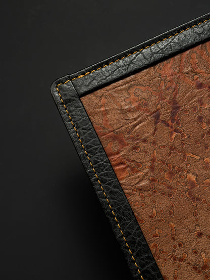 Made in Japan Wtopia Handmade Custom EDC Valet Tray
Lava Leather Inlay with Cowhide-Wrapped Edge