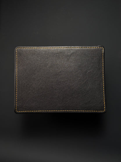 Made in Japan Wtopia Handmade Custom EDC Valet Tray
Lava Leather Inlay with Cowhide-Wrapped Edge