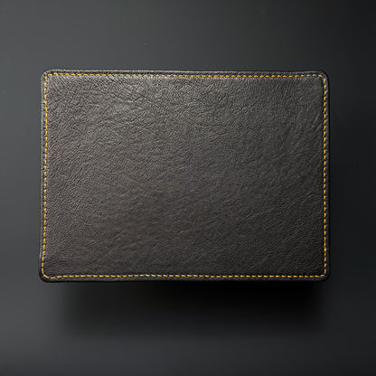 Made in Japan Wtopia Handmade Custom EDC Valet Tray
Lava Leather Inlay with Cowhide-Wrapped Edge