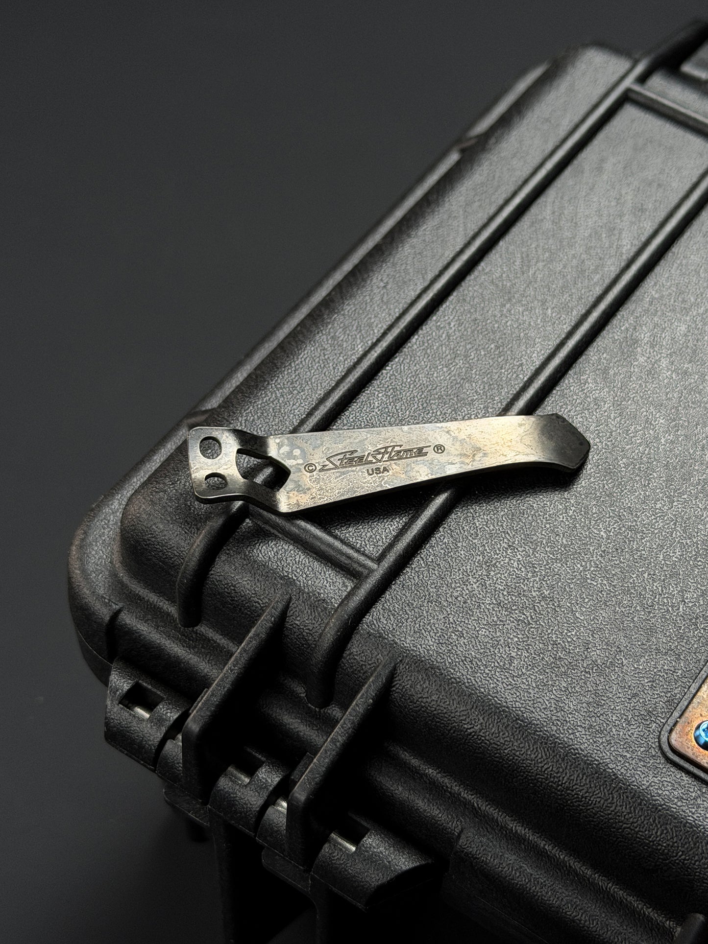 Steel Flame 2D Koi EDC Flashlight Clip