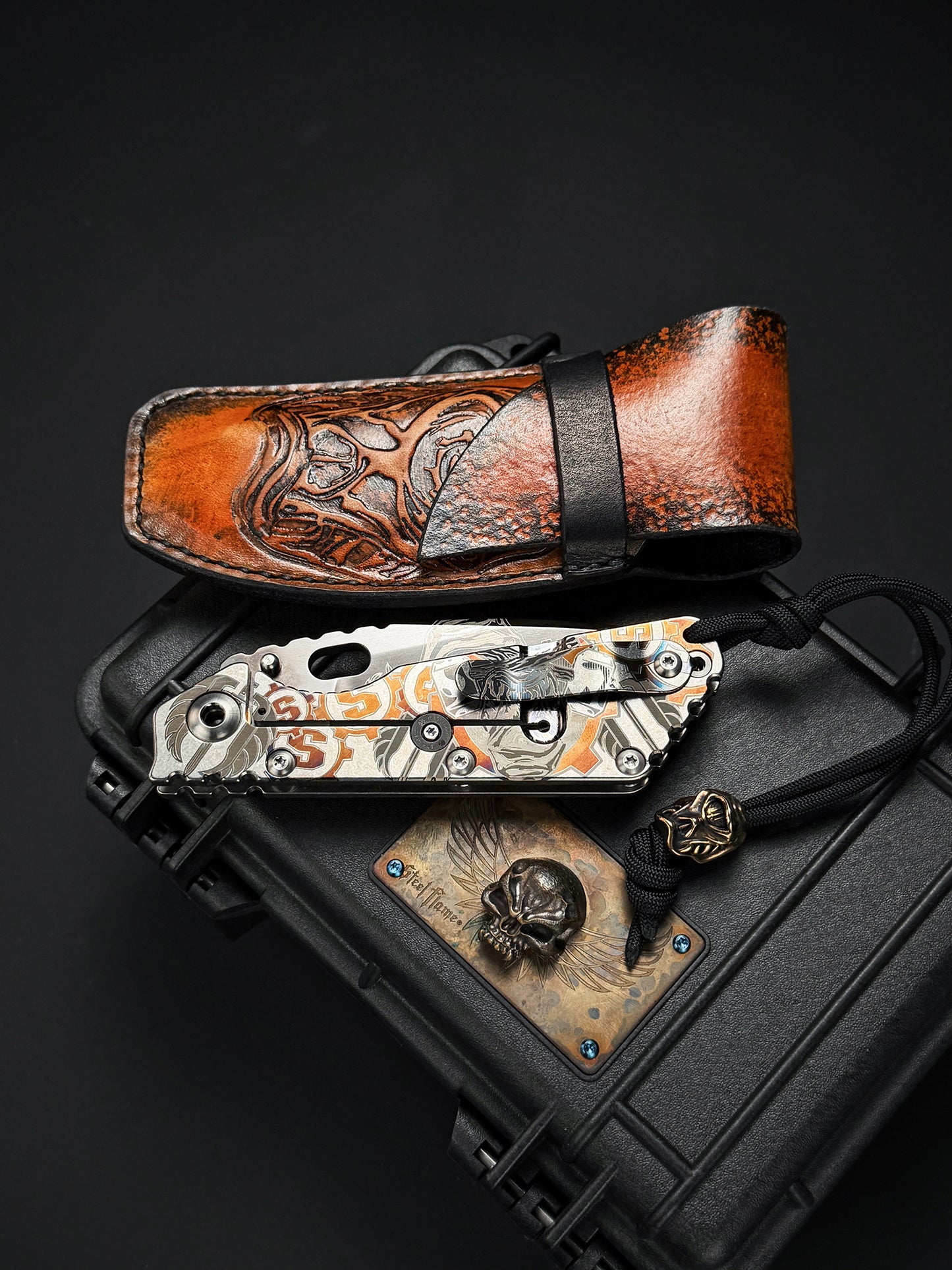 Starlingear × Strider Knives Custom SMF – Steel Flame Club Show Edition