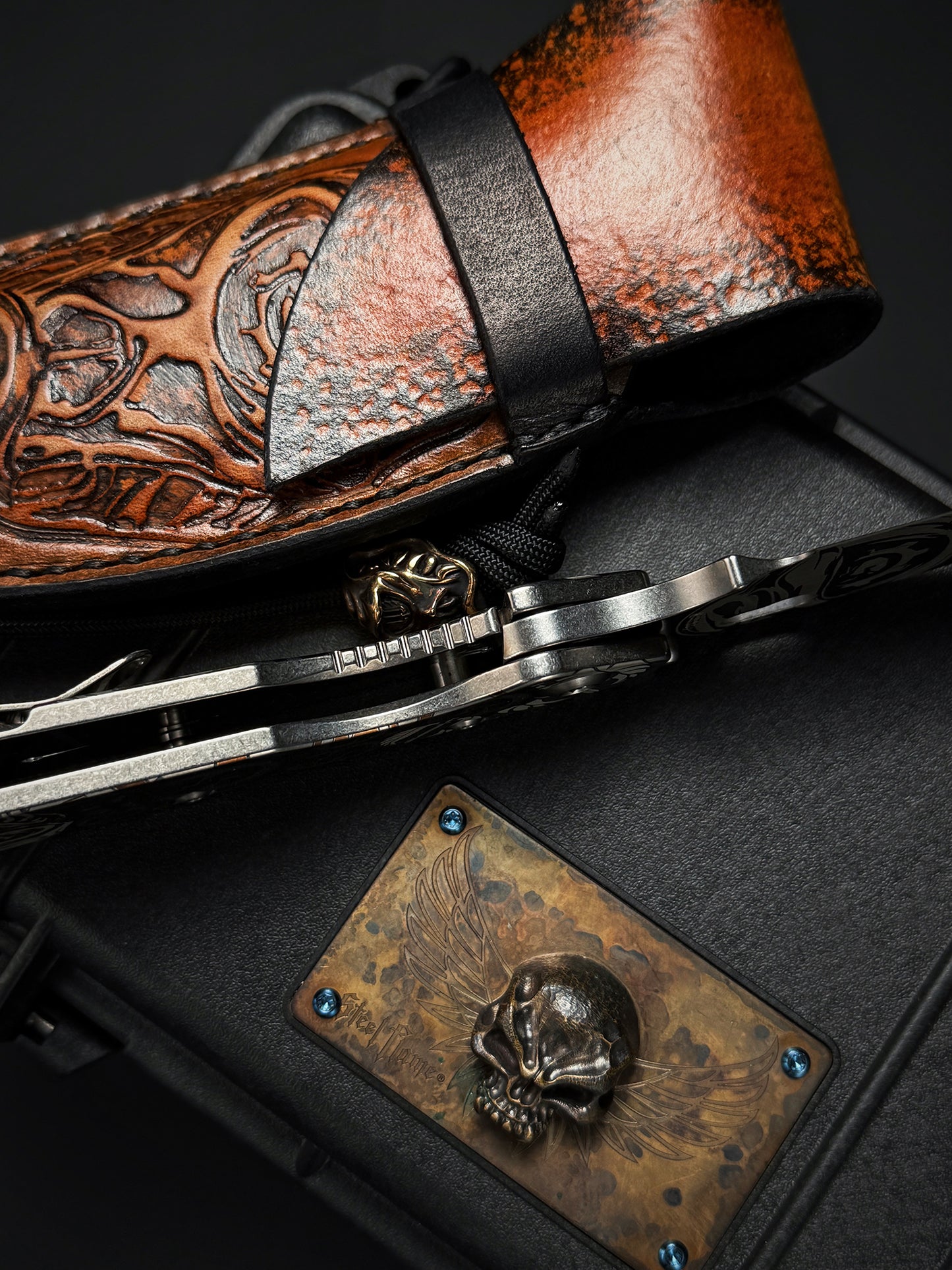Starlingear × Strider Knives Custom SMF – Steel Flame Club Show Edition