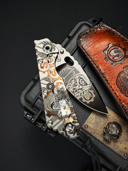 Starlingear × Strider Knives Custom SMF – Steel Flame Club Show Edition