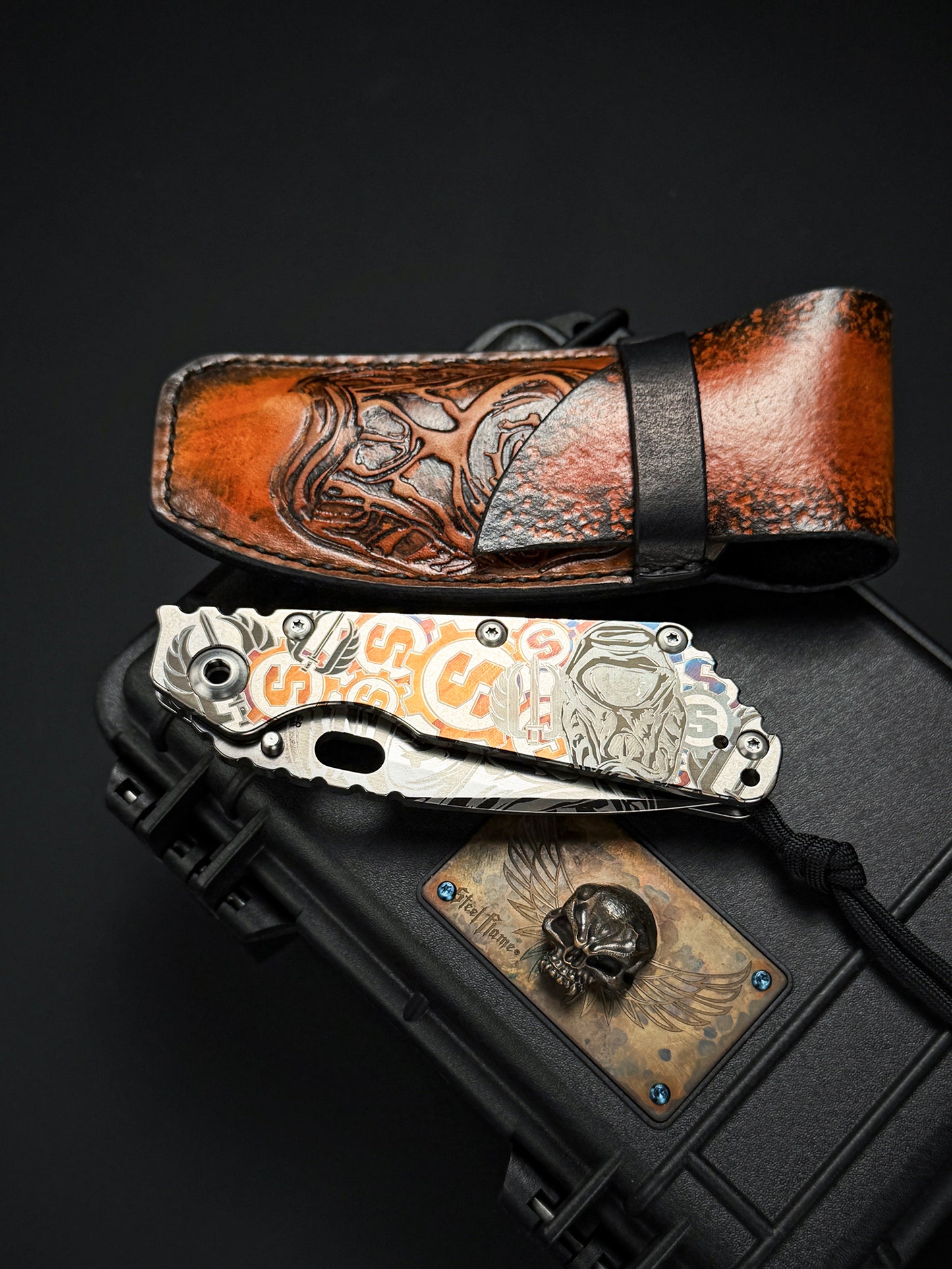 Starlingear × Strider Knives Custom SMF – Steel Flame Club Show Edition