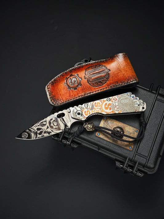 Starlingear × Strider Knives Custom SMF – Steel Flame Club Show Edition