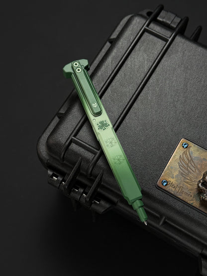 TacticalGeek Lucky Clover Actuator 12 Titanium Tactical Pen