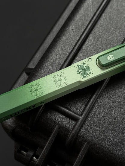 TacticalGeek Lucky Clover Actuator 12 Titanium Tactical Pen