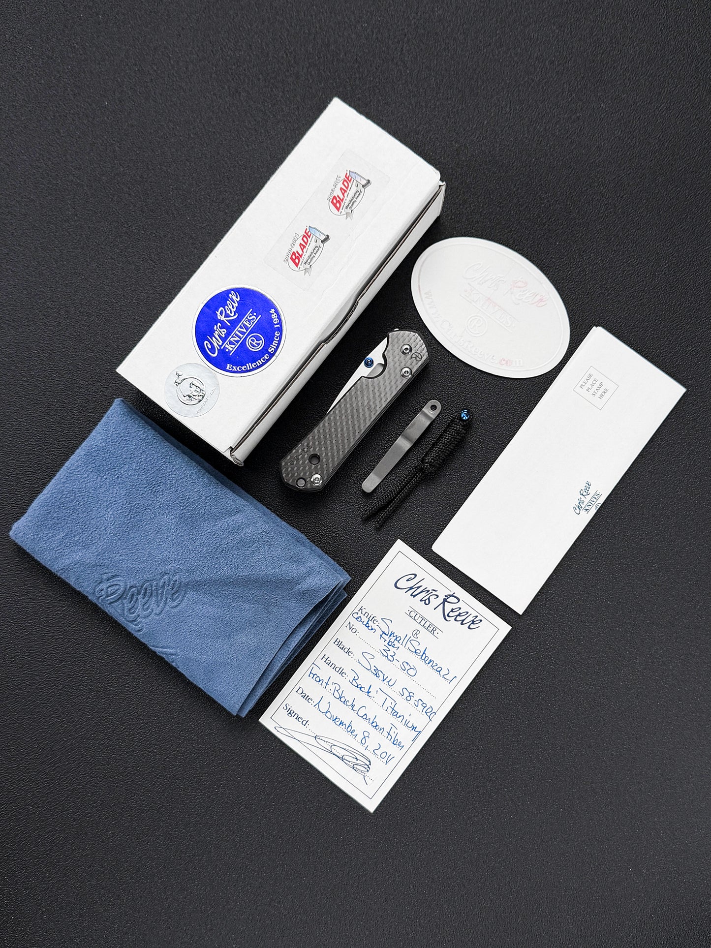 Chris Reeve Knives Small Sebenza 21 Carbon Fiber｜CPM S35VN｜2011年製 希少初期限量モデル