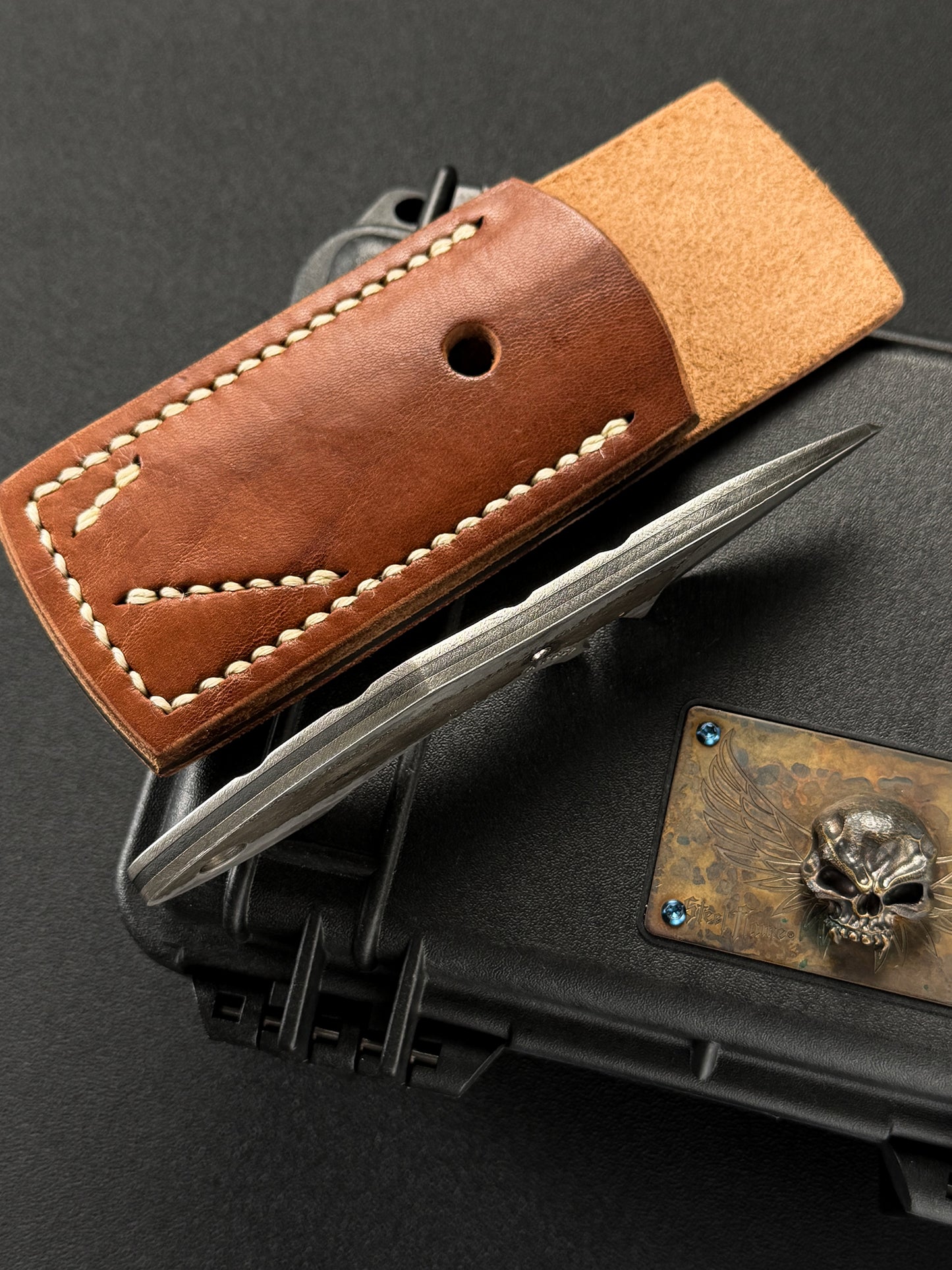Wtopia 2025 One-Off EDC Custom Knife ATS-34 銀杏花インレイ 日本製