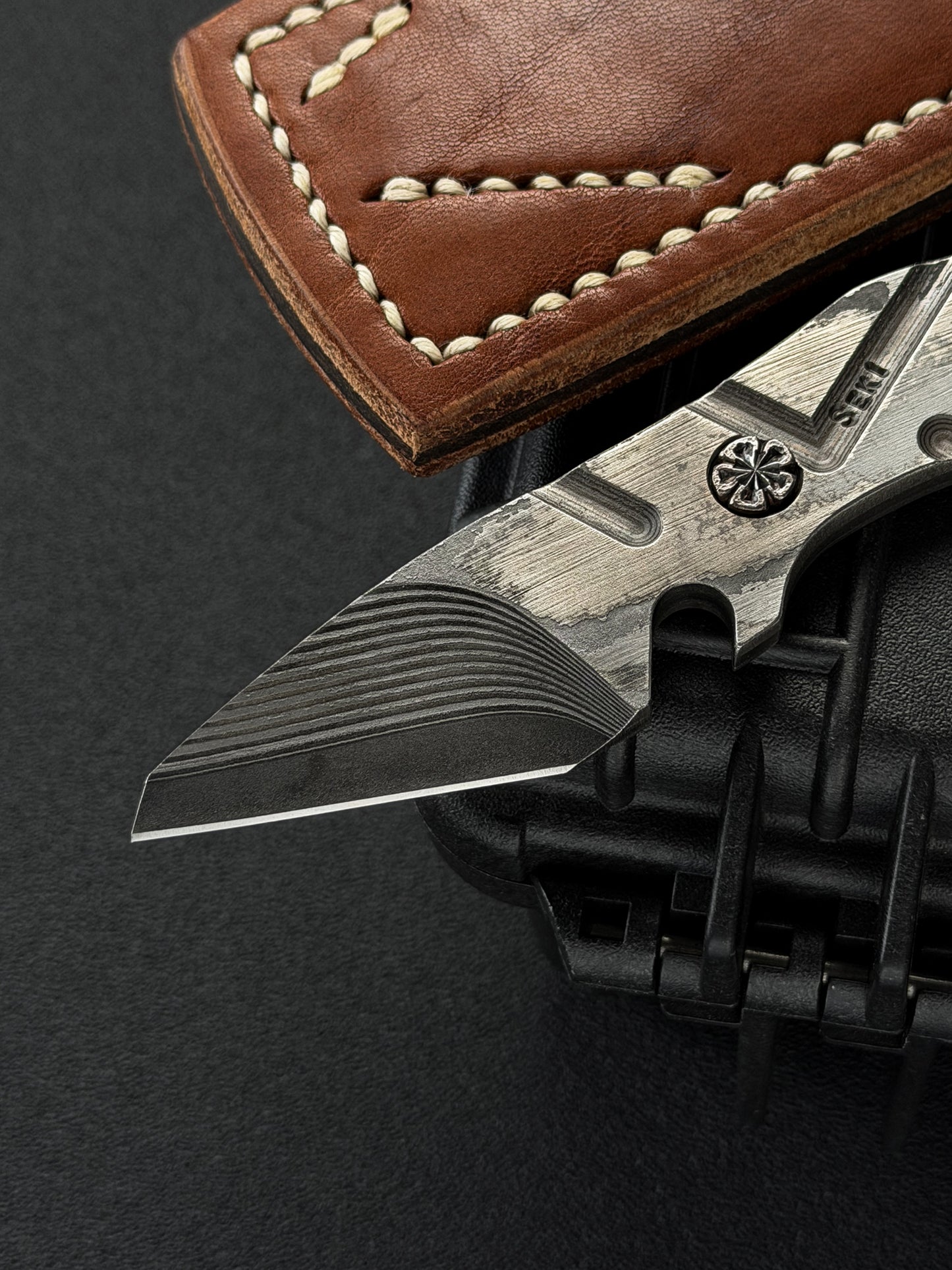 Wtopia 2025 One-Off EDC Custom Knife ATS-34 銀杏花インレイ 日本製