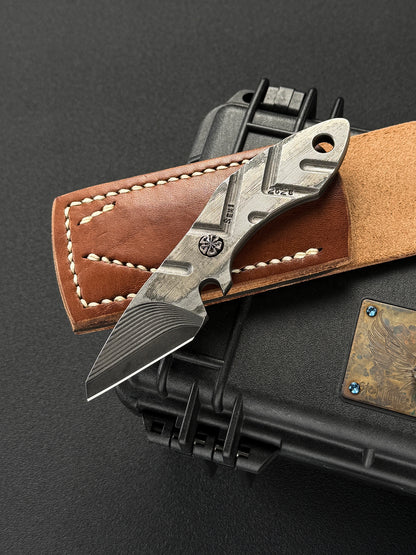 Wtopia 2025 One-Off EDC Custom Knife ATS-34 銀杏花インレイ 日本製
