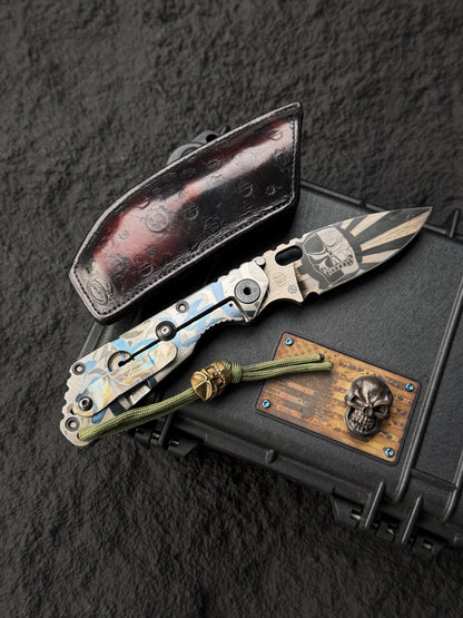 Rare Old-School Strider knives × Starlingear Limited-Edition Kamikaze SnG | Carbon Fiber & Titanium Folder