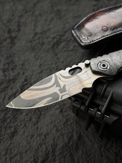 Rare Old-School Strider knives × Starlingear Limited-Edition Kamikaze SnG | Carbon Fiber & Titanium Folder