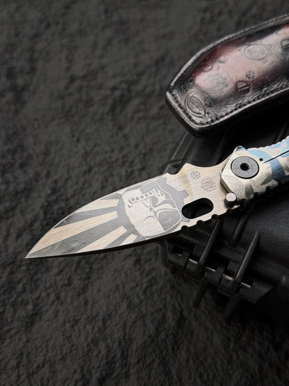Rare Old-School Strider knives × Starlingear Limited-Edition Kamikaze SnG | Carbon Fiber & Titanium Folder