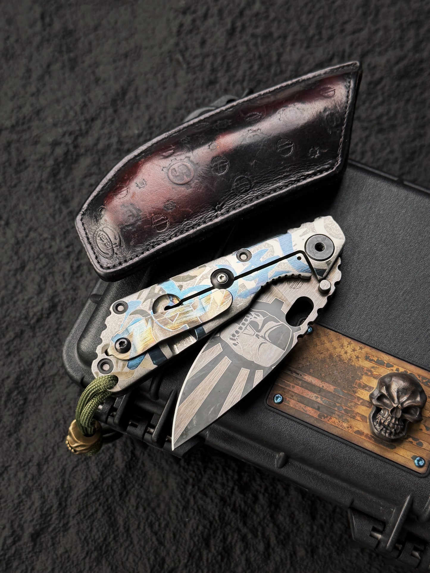 Rare Old-School Strider knives × Starlingear Limited-Edition Kamikaze SnG | Carbon Fiber & Titanium Folder