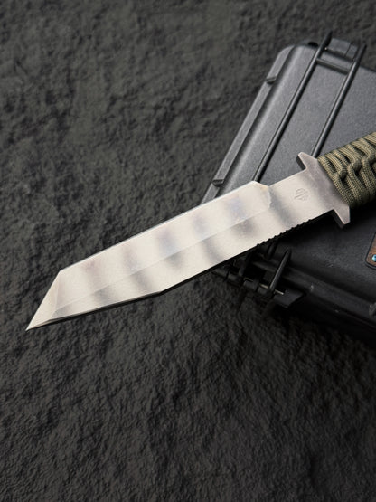 Rare Old-School Strider Knives BT with Paul Bos Flame Mark | ATS-34 Steel