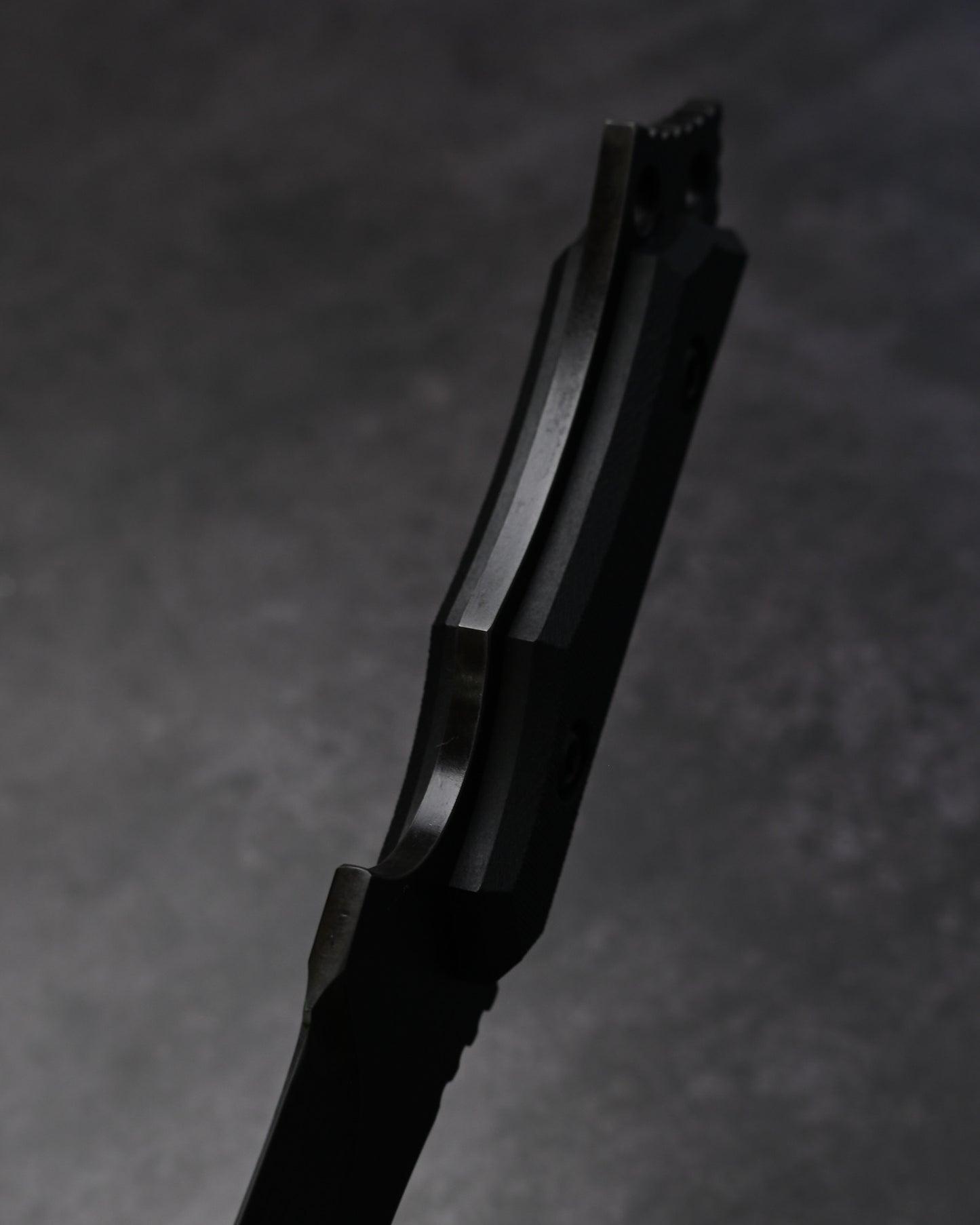 Black-One Japanese Fixed Blade Knife by Kiku knives (Masayuki Matsuda) Aogami Super Black G10