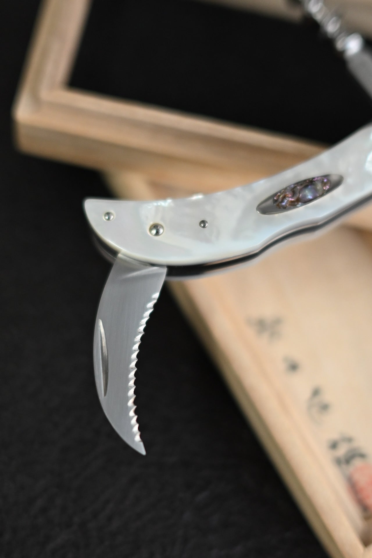 Ikuo Nagata One-Off Mother-of-Pearl Wine Opener Knife
