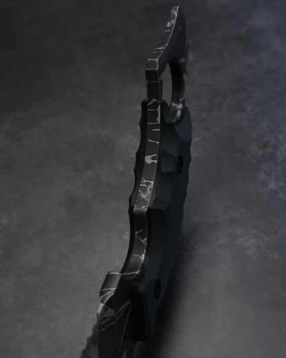 KIKUKNIVES Karambit Hawk Rare Ginza Exhibition Edition – OU-31 Steel, Black G10 Handle, Personally Signed