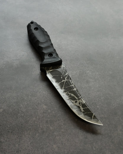 Kikuknives Shizugatake | OU-31 Steel × G-10 Black Handle | Kiku Matsuda Custom Knife