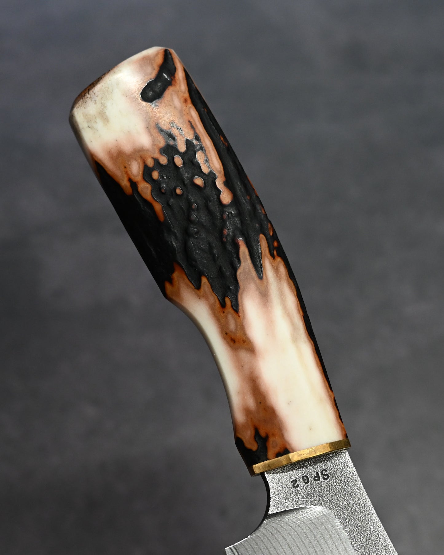 Sunizumi Knives “Little Brown” Full Custom Outdoor Bunka Knife SPG2 Damascus (#9)