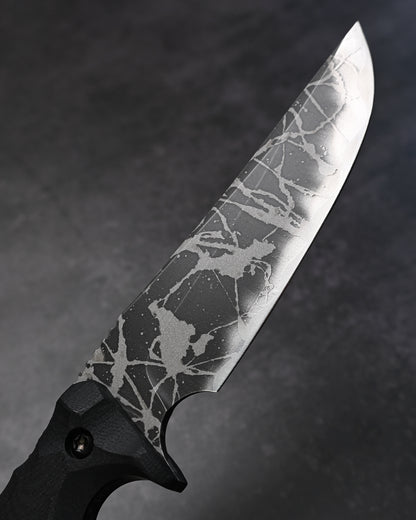 Rare Kiku Knives by Kikuo Matsuda “Betsu Kamui” Custom Outdoor Knife – OU-31 Blade