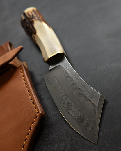 Sunizumi Knives “Little Brown” Custom Outdoor Bunka – R2 Laminated Steel (#1)