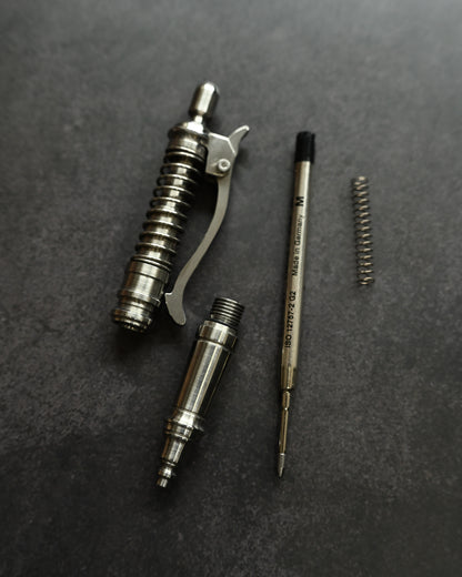 Hidetoshi Nakayama Clip-Lock Pen – Hidden Bolt-Action Short Model