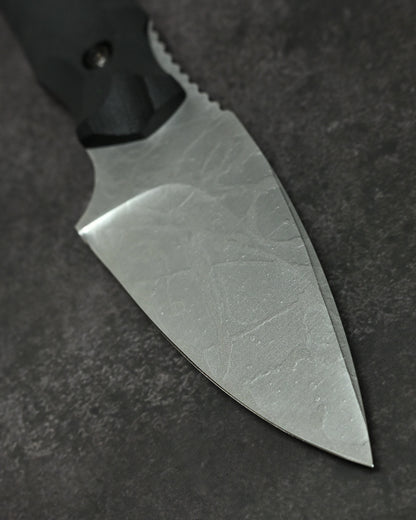 極稀少｜琵琶湖特別モデル｜松田菊男「湖風」｜14C28N アウトドア直刀｜G10ハンドル