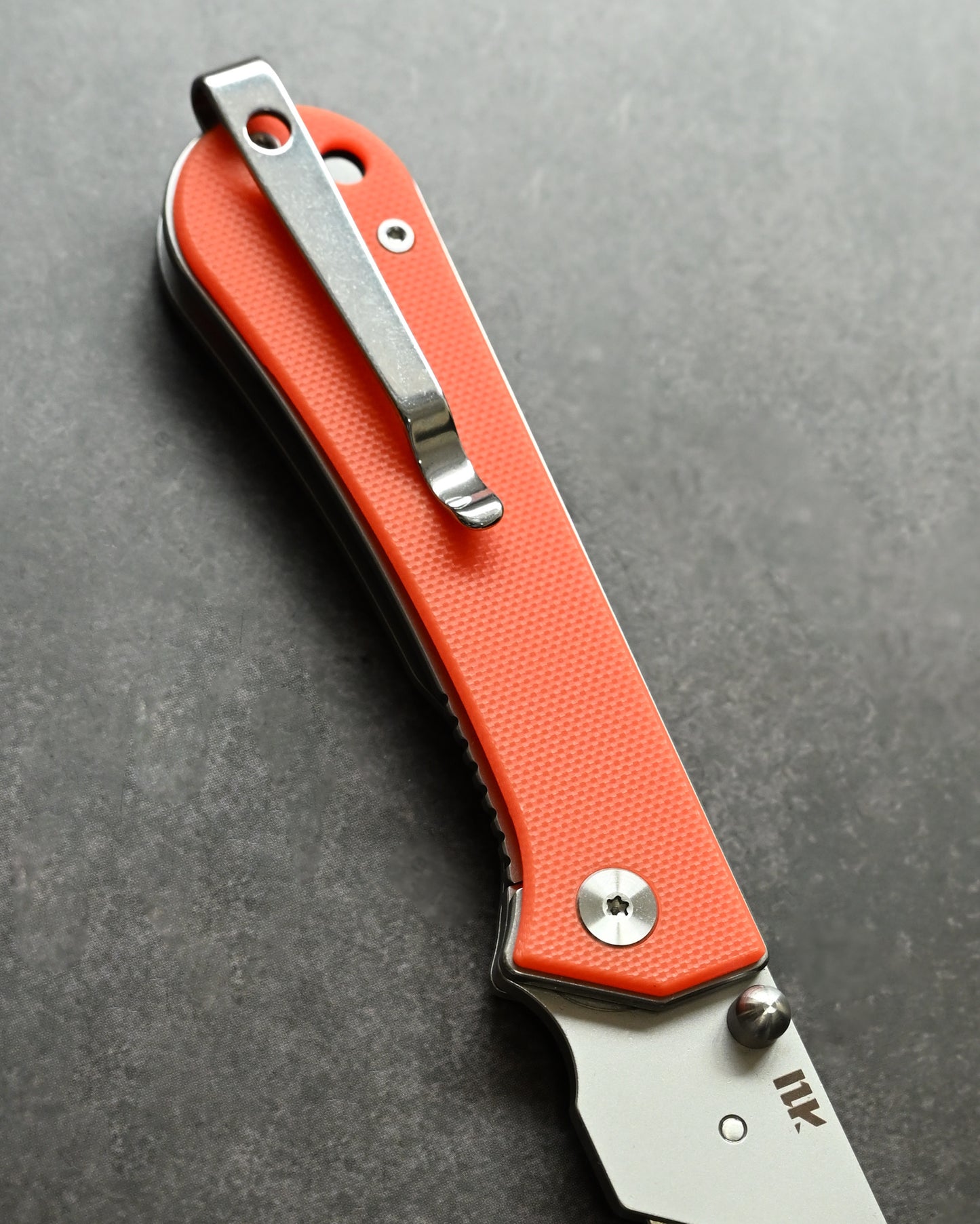 NUKNIVES Orange G10 Handle Quick-Open Replaceable Blade Utility Knife | Kumpanter U23