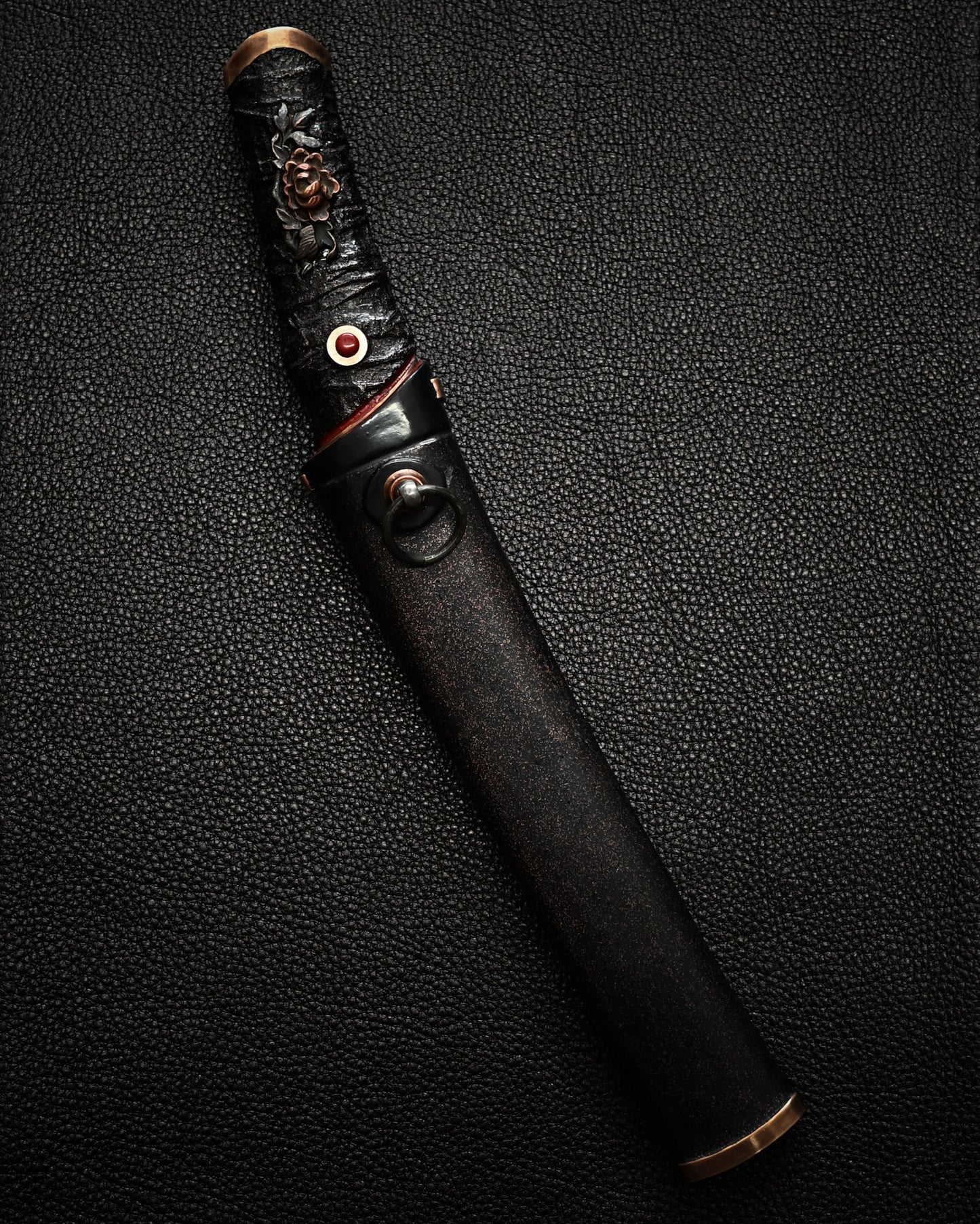 Yukio Nibu – One-Off Custom Knife No. R8-7 Reclaimed Japanese Sword Fragment Carbon Steel