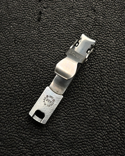 Discontinued and Rare Steel Flame Nail Clipper with Sterling Silver Claw Accent