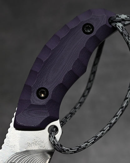 Kikuknives Kiku Matsuda Custom Knife
“Minimalist Forged” Outdoor Knife – SPG-2 Laminated Steel (Forged Version)