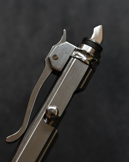 Hidetoshi Nakayama Kyoto Show Edition Stainless Steel Bolt-Action Tactical Pen & Knife