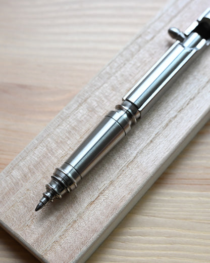 Nakayama Hideotoshi Handmade Tactical Pen – Bolt Action Mechanism | Mechanical Steampunk Aesthetic