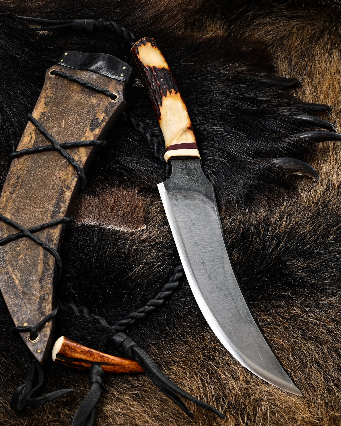 Made in Japan  Hidetsugu Shimada "Ishitora" Custom Handmade Hunting Knife