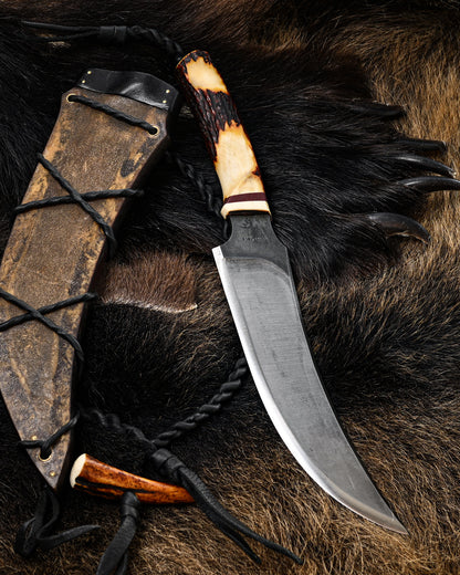 Made in Japan  Hidetsugu Shimada "Ishitora" Custom Handmade Hunting Knife