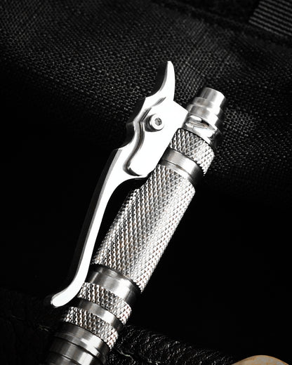 Hidetoshi Nakayama Mini  Stainless Steel Click Pen S  Handmade Mechanical Pen