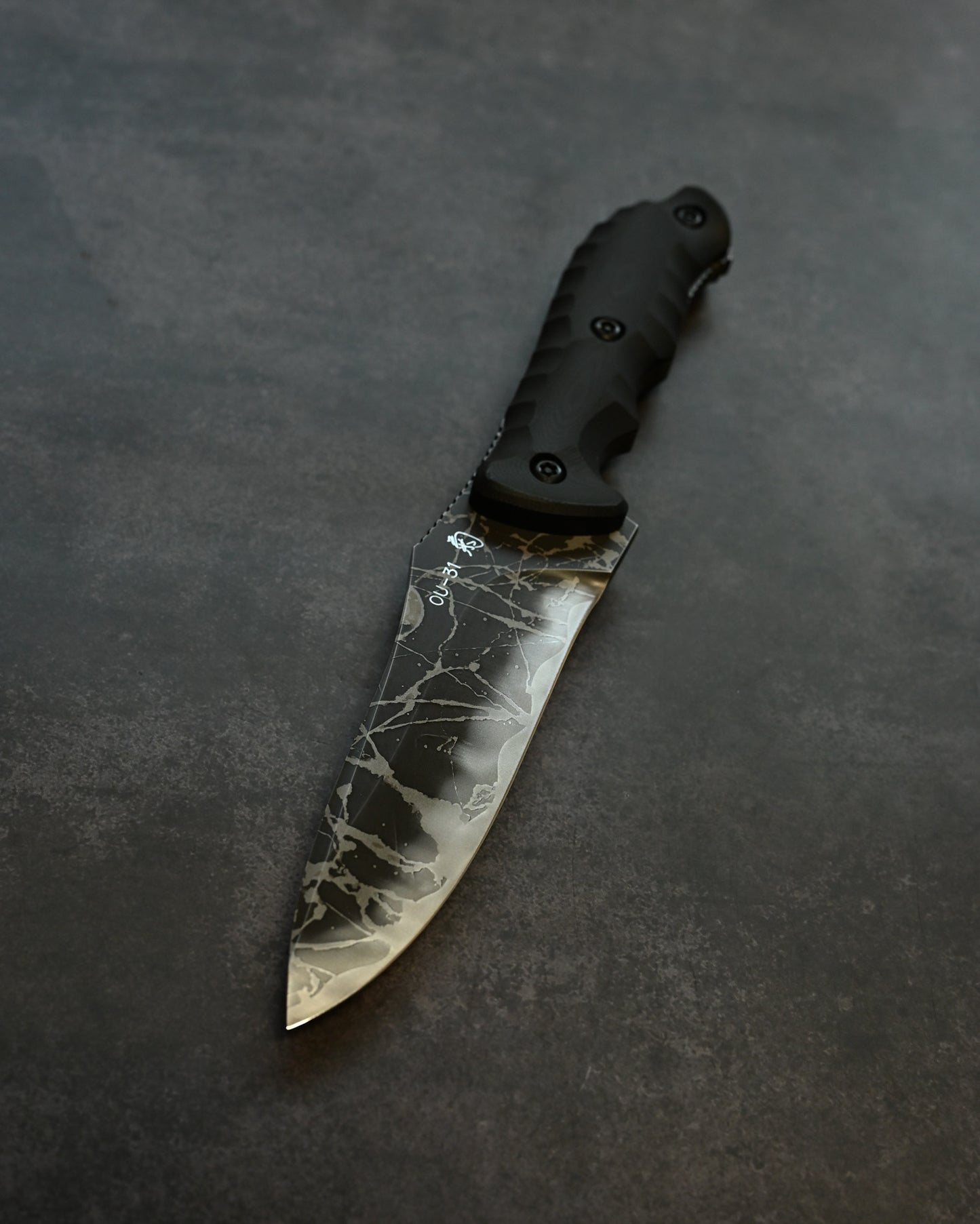 Kiku Matsuda “Police L”｜OU-31 Tool Steel × Black G10 Handle｜Handmade in Japan