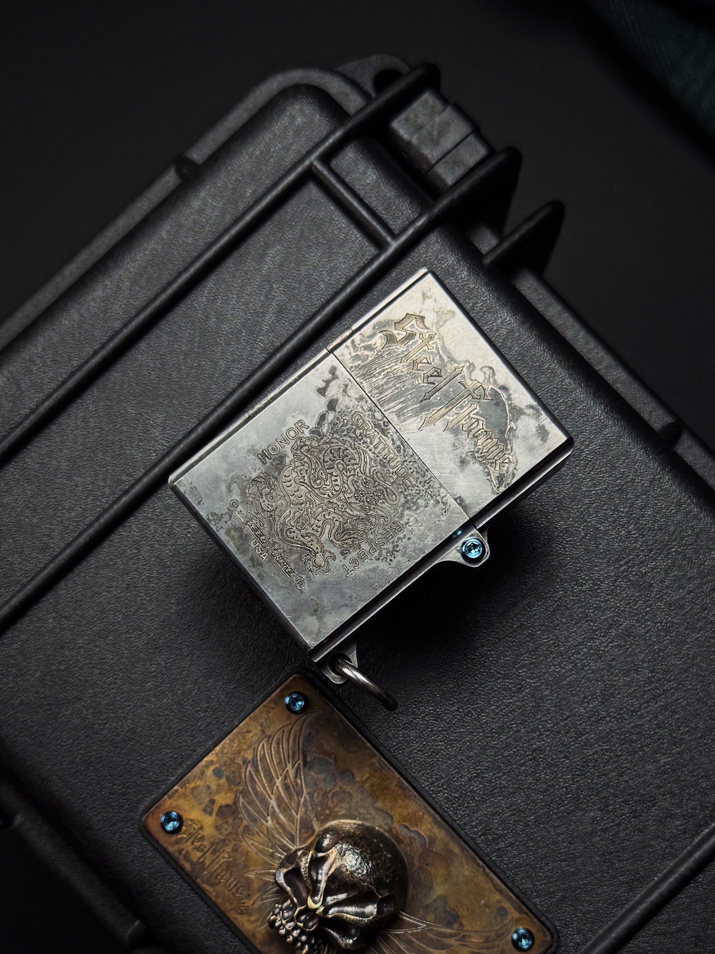 Steel Flame Goliath Darkness “One” Signed Edition — Ultra-Rare Custom Lighter