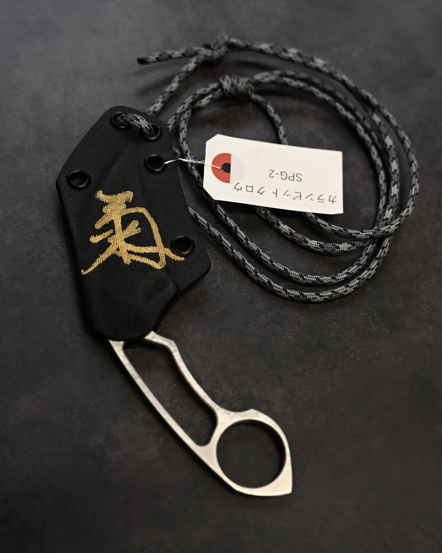 Kobe Exhibition Limited Extremely Rare Kiku Knives Kikuo Matsuda Compact Custom Model Karambit Kuron SPG2 Steel
