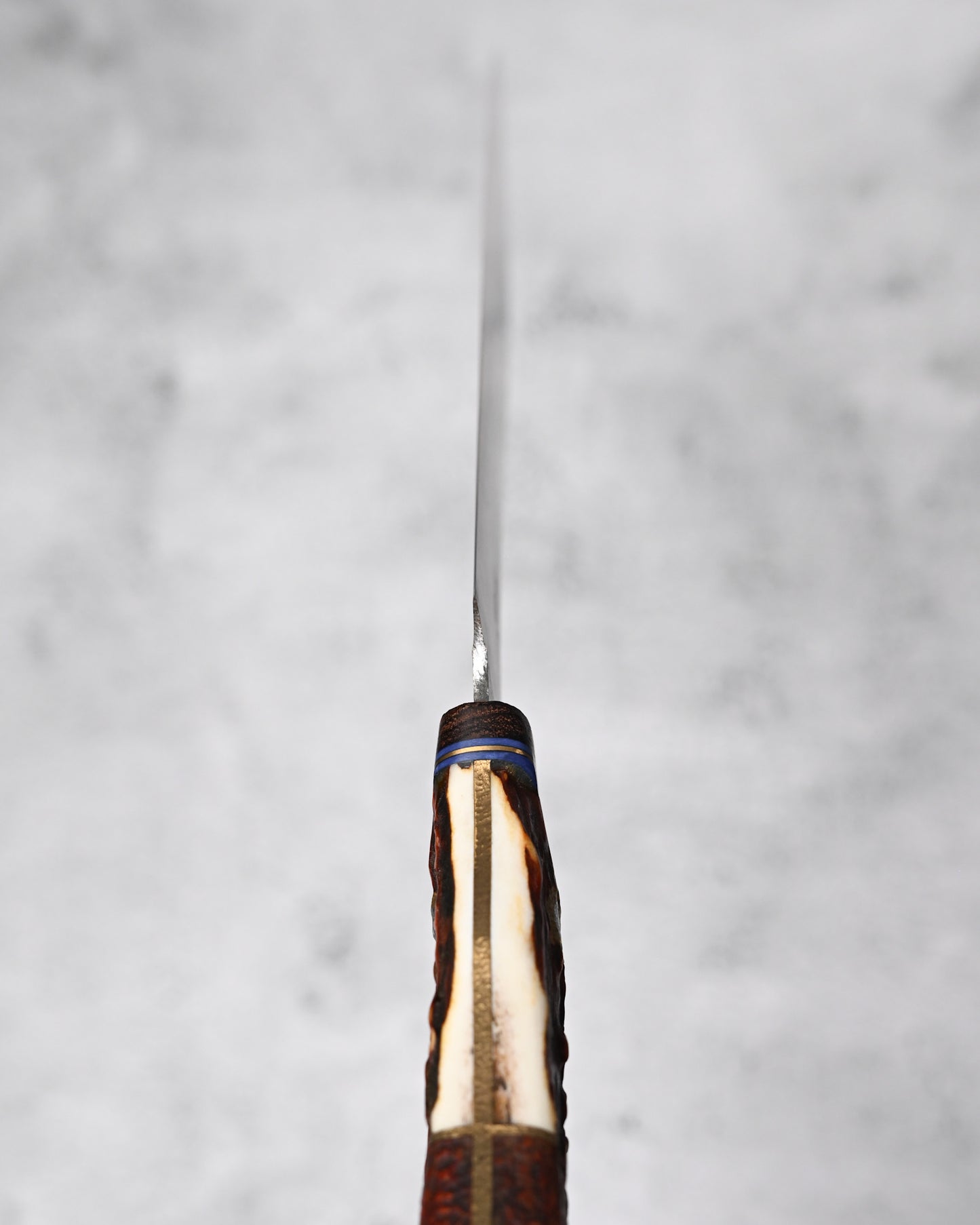 Japan Made Yoshio Sugiyama Handmade VG10 Chef Knife｜Deer Antler & Rosewood Handle