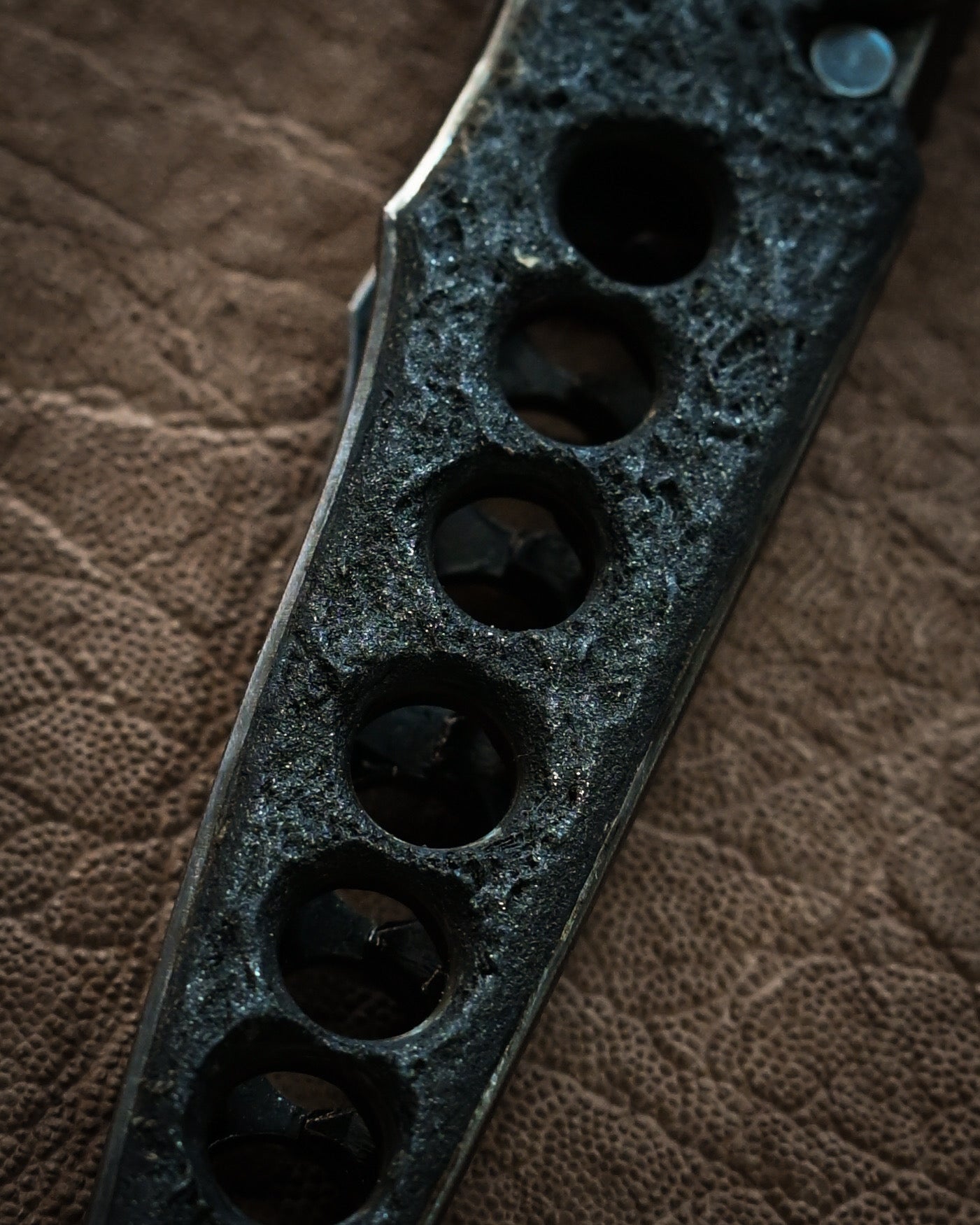 推薦作家・極希少 二部幸夫作 東京展示会モデル No.R8-3 「肥厚守」カスタムフォールディングナイフ