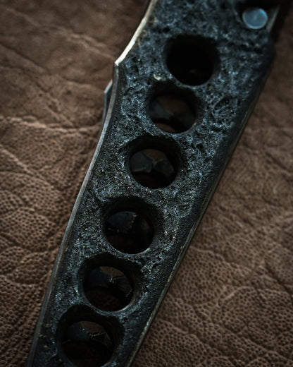 推薦作家・極希少 二部幸夫作 東京展示会モデル No.R8-3 「肥厚守」カスタムフォールディングナイフ